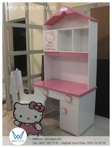 Bộ bàn ghế tiểu học ngôi nhà Hello Kitty dễ thương