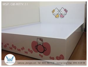 Giường ngủ Hello Kitty và Mimi G2-KITTY.11