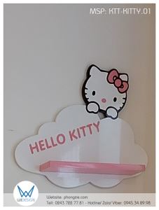 Kệ trang trí Hello Kitty ôm đám mây KTT-KITTY.01