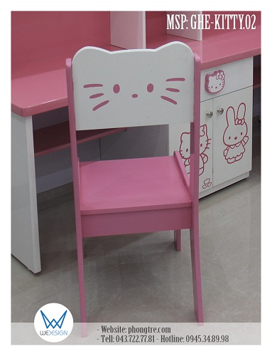 Ghế tựa lưng Hello Kitty GHE-KITTY2.02