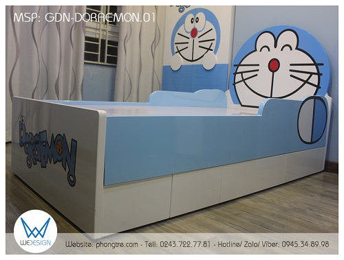 Mẫu thiết kế giường đa năng Doraemon GDN-DORAEMON.01