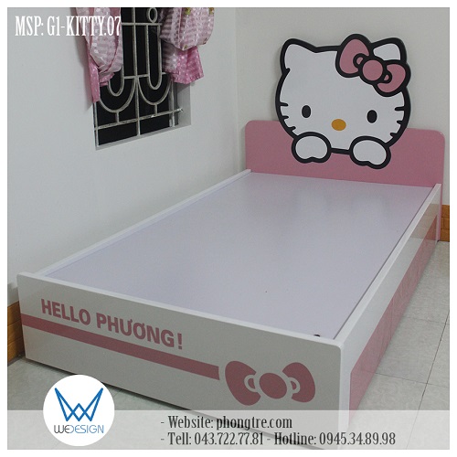 Giường ngủ Hello Kitty MSP: G2-KITTY.07