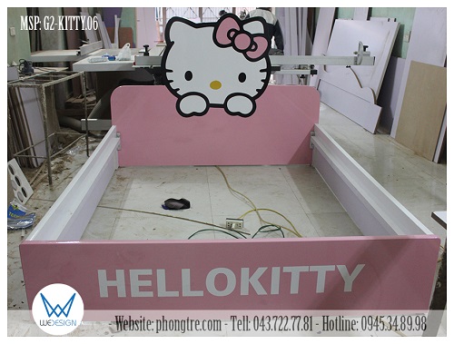 Khung giường Mèo Hello Kitty MSP: G2-KITTY.06