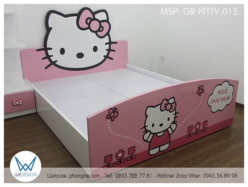 Giường ngủ Hello Kitty G2-KITTY.013