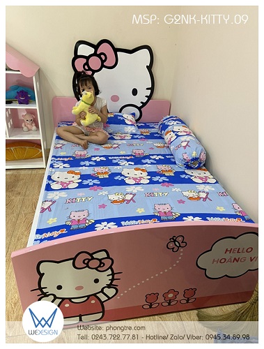Giường ngủ Hello Kitty G2NK-KITTY.09 của Hoàng Vi