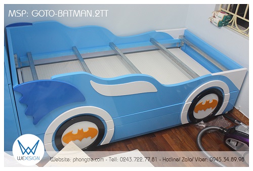 Kết cấu giường tầng trên của giường tầng thấp ô tô Batman GOTO-BATMAN.01