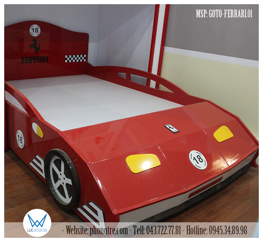 Mẫu thiết kế giường ô tô Ferrari Enzo
