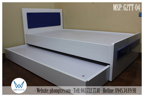 Kết cấu giường 2 tầng thấp MSP: G2TT-04 dành cho trẻ em