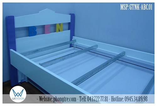 Kết cấu khung giường tầng trên của giường tầng thấp MSP: GTNK-ABC.01