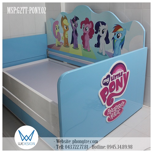 Giường tầng thấp My Little Pony - Friendship is magic