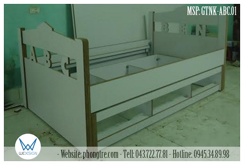 Phần mộc của giường tầng thấp MSP: G2TT-ABC.01