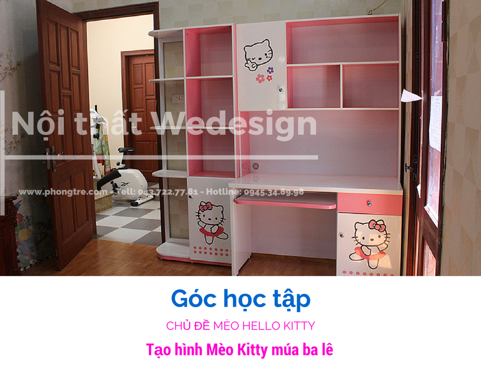 Album ảnh Góc góc tập trang trí Mèo Hello Kitty