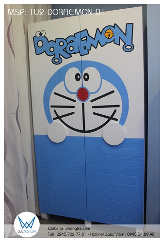 Tủ quần áo Doraemon TU2-DORAEMON.01 của phòng ngủ bé trai nhà chị Lê Dung